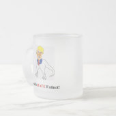 Trumpf-Tasse Mattglastasse (Vorderseite Links)