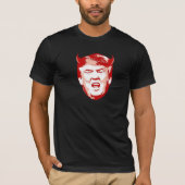 Trumpf-Teufel-Kopf - Anti-Trumpf - T-Shirt (Vorderseite)