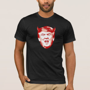 Trumpf-Teufel-Kopf - Anti-Trumpf - T-Shirt