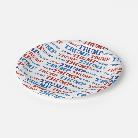 Trumpf-Trumpf Pappteller (Schrägansicht)