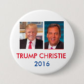 Trumpf u. Christie 3 Zoll Jugate Knopf Button (Vorderseite)