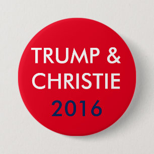 Trumpf u. Christie 3 Zoll-runder Knopf Button