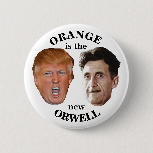 Trumpf u. Orwell Button (Vorderseite)