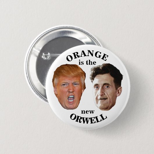 Trumpf u. Orwell Button (Vorne & Hinten)