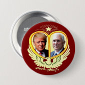 Trumpf u. Pennys Button (Vorne & Hinten)