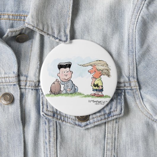 Trumpf-und UNO-Knopf Kim-Jong Button (Beispiel)