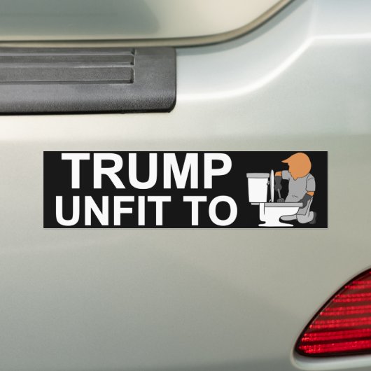 Trumpf ungeeignet autoaufkleber (Auf Auto)