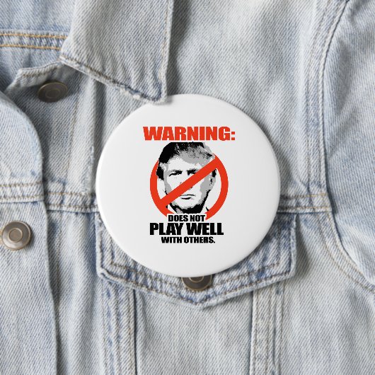 Trumpf-Warnung - spielt nicht gut Button (Beispiel)