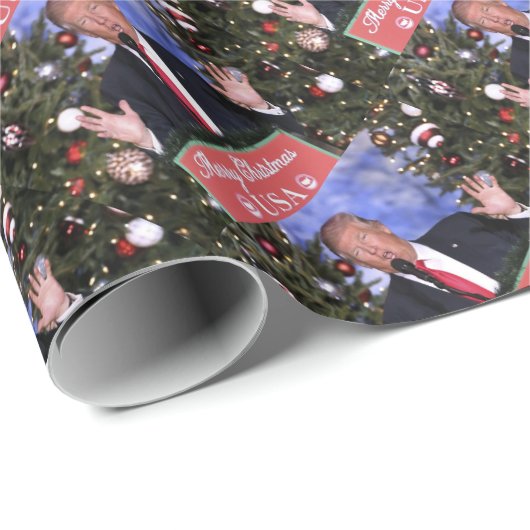 Trumpf-Weihnachten Geschenkpapier (Rolleneckpunkt)