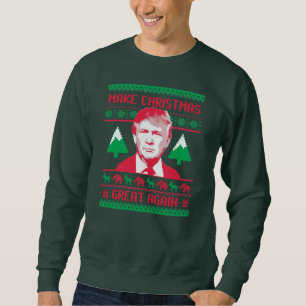 Trumpf-Weihnachten - machen Sie Weihnachten groß Sweatshirt