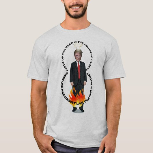 Trumpf zerstört Planeten T-Shirt (Vorderseite)