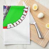 Trumpf-Zug Amerika zuerst Küchentuch (Viertel Falte)