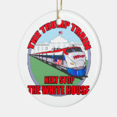 Trumpf-Zug Keramikornament (Links)