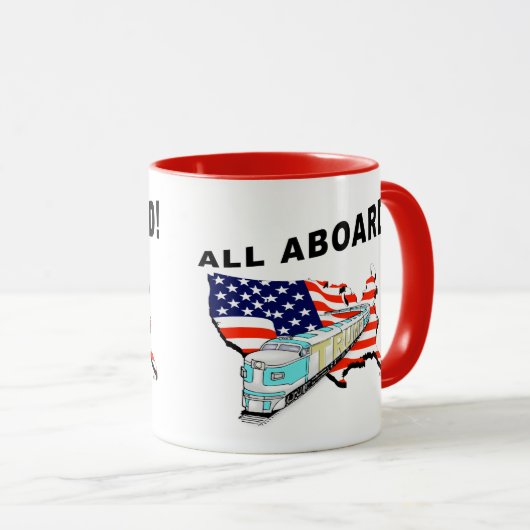 Trumpf-Zug Tasse (VorderseiteRechts)