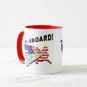 Trumpf-Zug Tasse (Vorderseite Links)