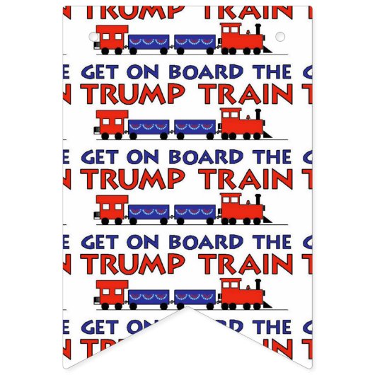 TRUMPF-ZUG WIMPELKETTE (Zweite Fahne)