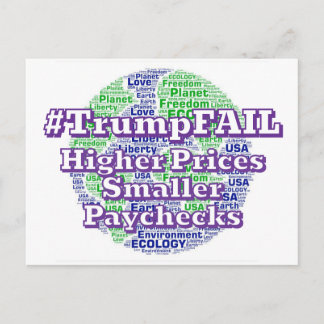#trumpFAIL (Planet Erde) Postkarte