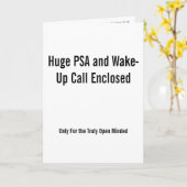 Trumpfderangement-Syndrom-Heilung Karte (Gelbe Blume)