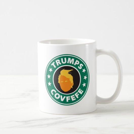 Trümpfe Covfefe Kaffeetasse (Rechts)