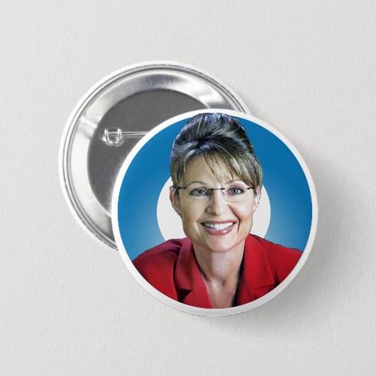 Trümpfe Sarahs Palin der 'O Button (Vorne & Hinten)