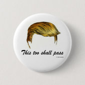 Trumpfhaar Button (Vorderseite)
