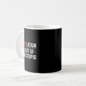 Trumpflation - Lustig Liberal und Progressiv  Kaffeetasse (Vorderseite Links)