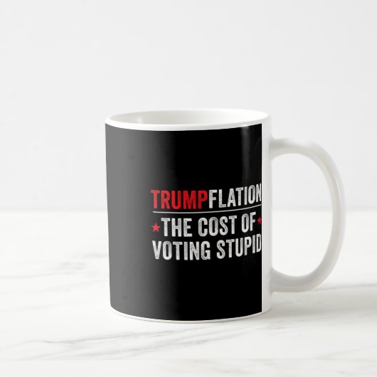Trumpflation - Lustig Liberal und Progressiv  Kaffeetasse (Rechts)