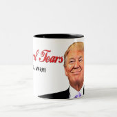 Trumpfliberalrisse Zweifarbige Tasse (Mittel)