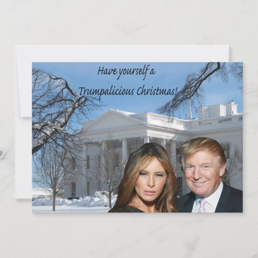 Trumphafte Weihnachten aus Donald und Melania (Vorderseite)