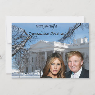Trumphafte Weihnachten aus Donald und Melania
