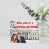 Trumphafte Weihnachten aus Donald und Melania (Stehend Vorderseite)