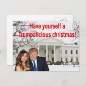 Trumphafte Weihnachten aus Donald und Melania (Vorne/Hinten)