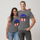 Trumpie Vintage Anti-Biden Beunruhigte Kundgebung  T-Shirt (Unisex)