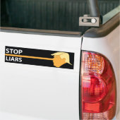 Trumpinocchio Autoaufkleber (Auf Lkw)