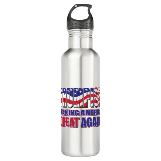 Trumpismus Edelstahlflasche (Vorderseite)