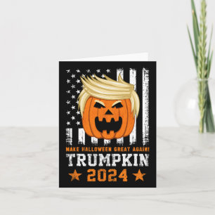 Trumpkin 2024 USA Halloween wieder großartig Karte