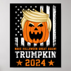 Trumpkin 2024 USA Halloween wieder großartig Poster