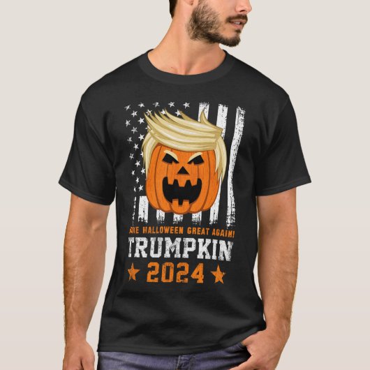 Trumpkin 2024 USA Halloween wieder großartig T-Shirt (Vorderseite)