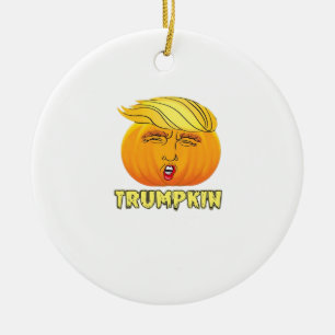 Trumpkin - Beängstigend guter Kürbis Keramik Ornament