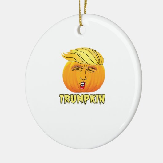 Trumpkin - Beängstigend guter Kürbis Keramik Ornament (Links)