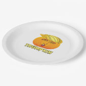 Trumpkin - Beängstigend guter Kürbis Pappteller (Schrägansicht)