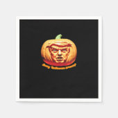 Trumpkin Beängstigend Halloween Pumpkin Best Art D Serviette (Vorderseite)