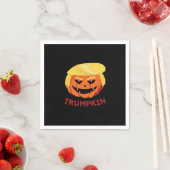 Trumpkin Beängstigendes Halloween-Geschenk Classic Serviette (Beispiel)