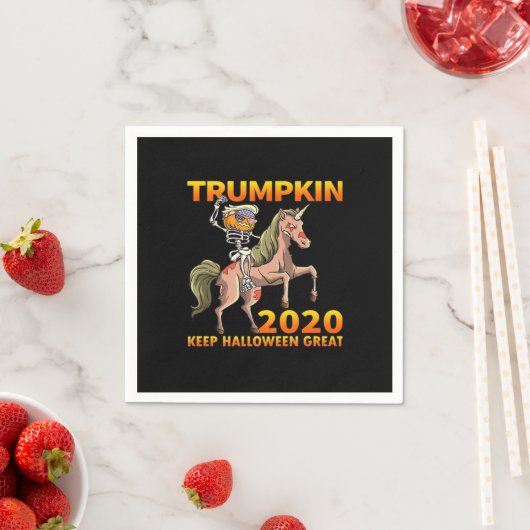 Trumpkin Behielt Halloween Great Pumpkin Serviette (Beispiel)