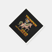 Trumpkin Behielt Halloween Great Pumpkin Serviette (Ecke)