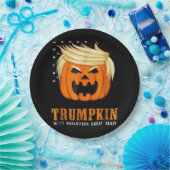 Trumpkin - Bestes Halloween-Kostüm Tri-Blend Pappteller (Party)