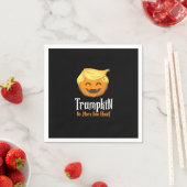 Trumpkin Boo Sheet Funny Halloween Serviette (Beispiel)
