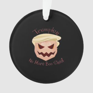 Trumpkin Boo Sheet Halloween Funny Classic Ornament