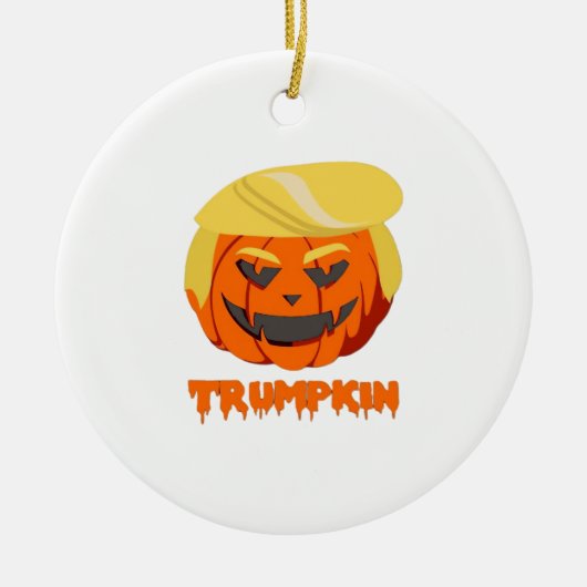 Trumpkin Classic - Der grundlegende Herbst Keramik Ornament (Vorne)
