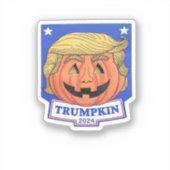Trumpkin Classic - Funny Halloween Zitat Aufkleber (Vorderseite)